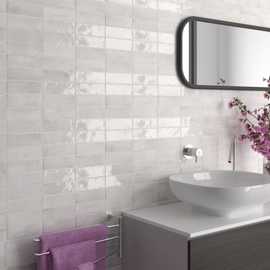 Coco Amber Grey Matt Subway Tile 50X150mm Made in Spain
