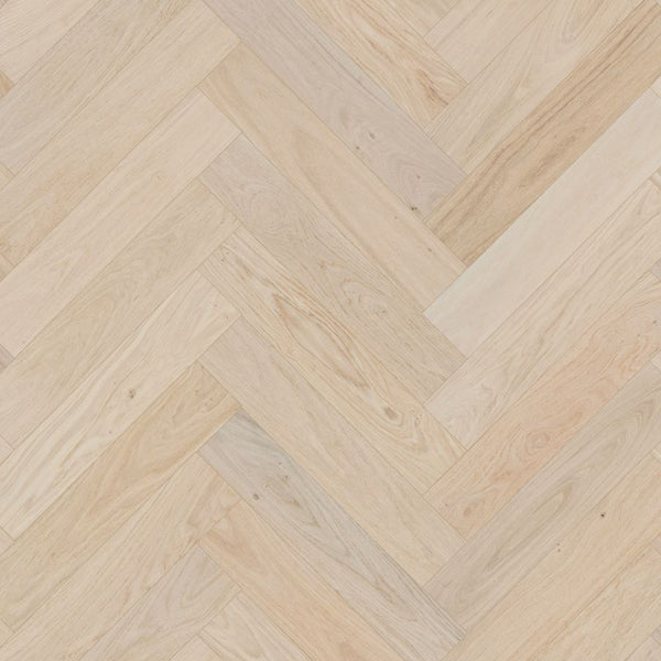 Crosswood European Oak Engineered Herringbone 600x127x14/3mm - Raw Timber