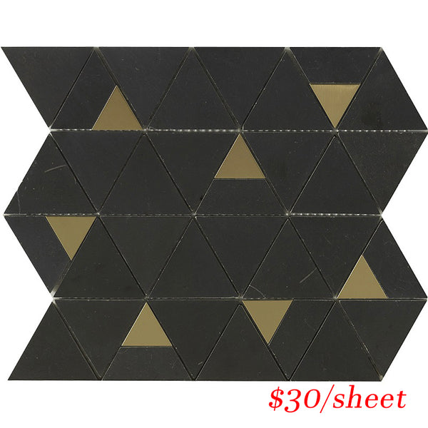 DEC PYRNER DECO PYRAMID NERO MARQUINA 327x292MM