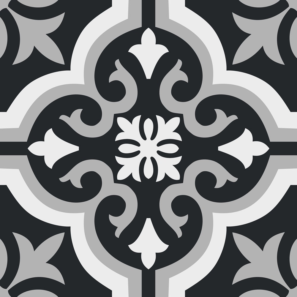 PICASSO BRAGA BLK & WHT 200X200