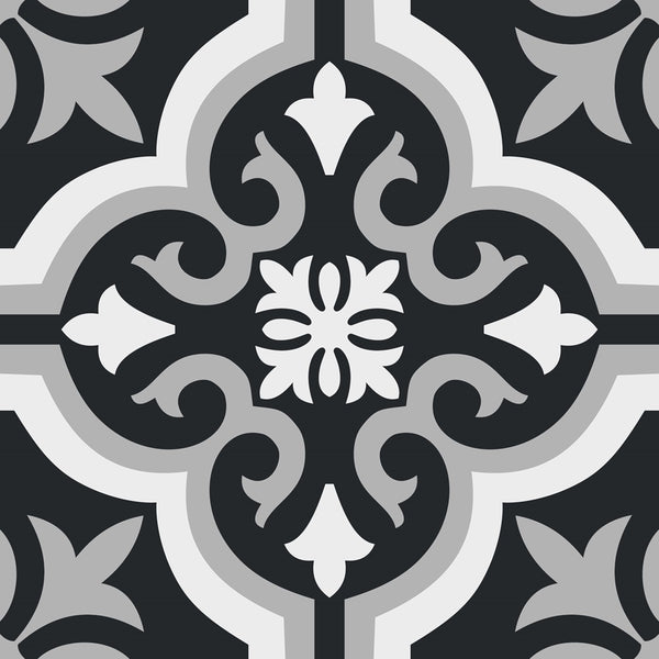 PICASSO BRAGA BLK & WHT 200X200