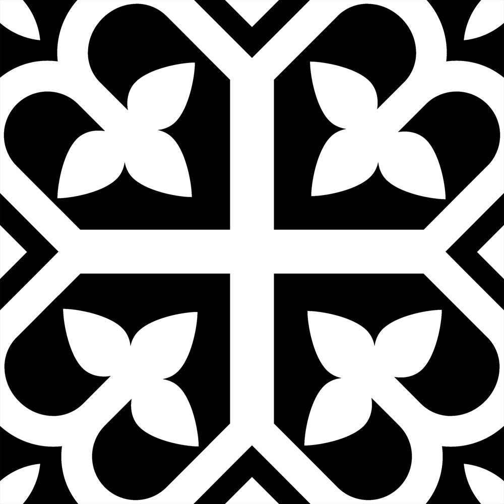 PICASSO EVO BLOOM BLACK 200X200
