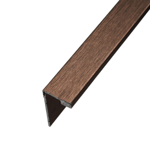 L Shape Trim Aluminium 3m - Brushed Copper