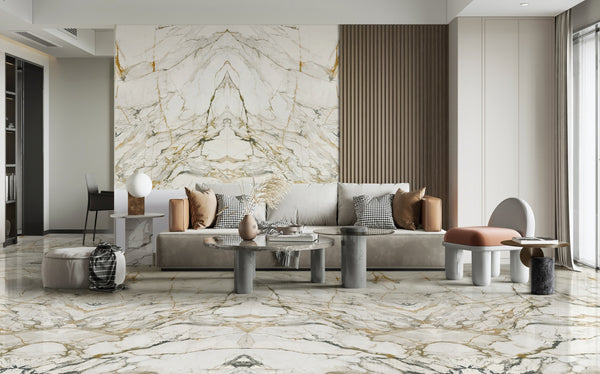 Grandeur Collection - SSG01 Emperor Gold 3200x1600x12mm Matt Finish