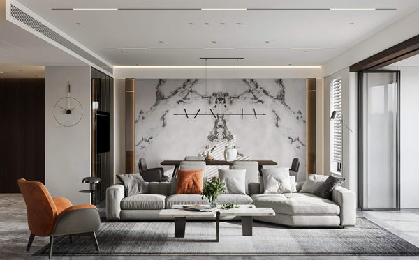 Grandeur Collection - SSG02 Calacatta Fendi 3200x1600x12mm Matt Finish