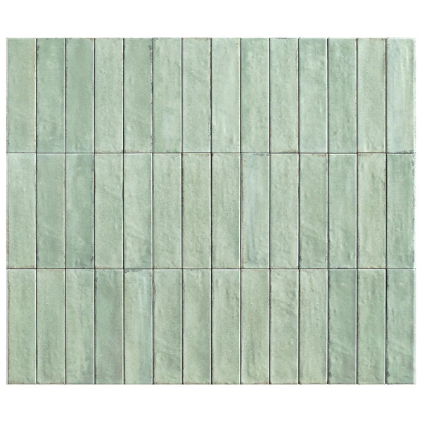 OTWAY SUBWAY TILES - LIGHT GREEN 60X240mm Matt