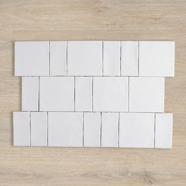 DS0008	LODGE WAVY MATT WHITE WALL 150X150MM 15UAW1M