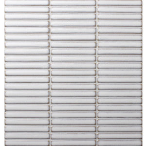 DSS0201 JAPANESE TRACES LINEN WHITE MOSAIC 12X92X8MM ON 284X298MM