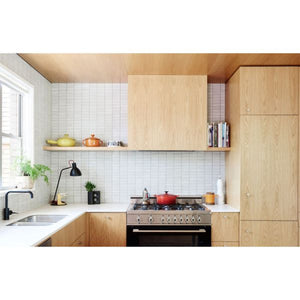 DSS0201 JAPANESE TRACES LINEN WHITE MOSAIC 12X92X8MM ON 284X298MM