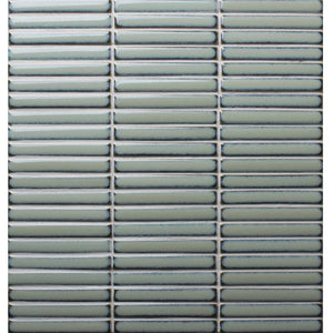 DSS0205 JAPANESE TRACES SAGE GREEN MOSAIC 12X92X8MM ON 284X298MM
