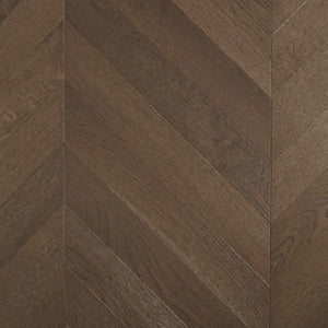 De Marque European Oak Engineered Chevron 600x120x15/4mm - Dark Brown
