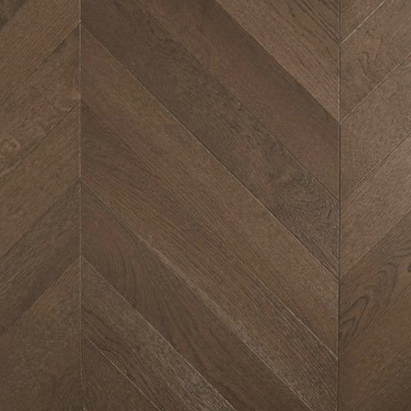 De Marque European Oak Engineered Chevron 600x120x15/4mm - Dark Brown