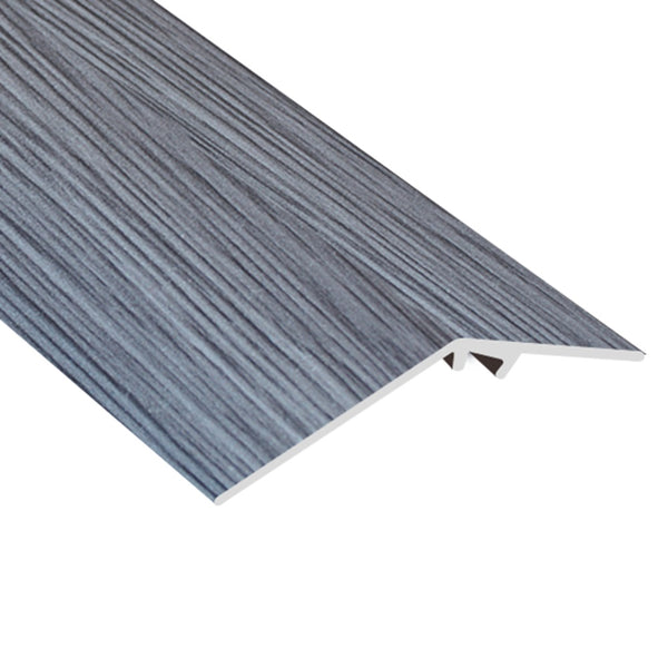 Timber Flooring Metal Ramp Trim - DARK GREY