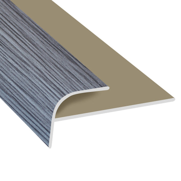 Timber Flooring Metal Junior Stair Trim - DARK GREY