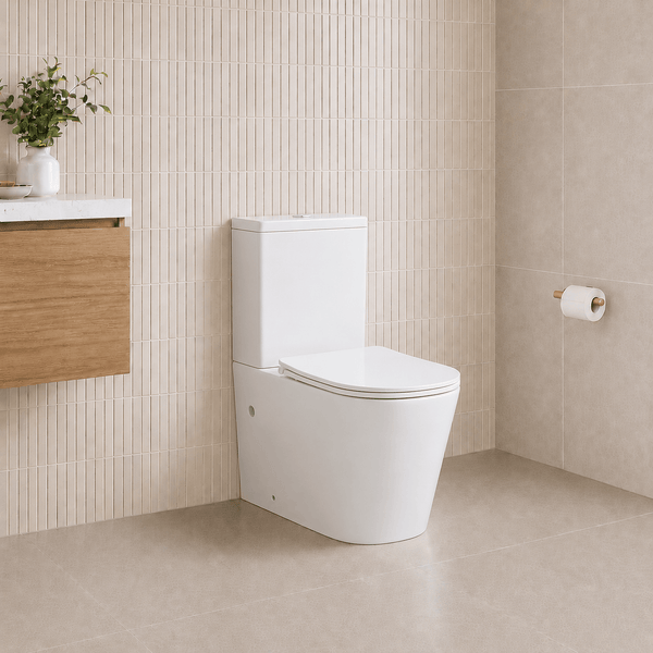 Noveen Toilets T6002R — DENVER Rimless Toilet Suite