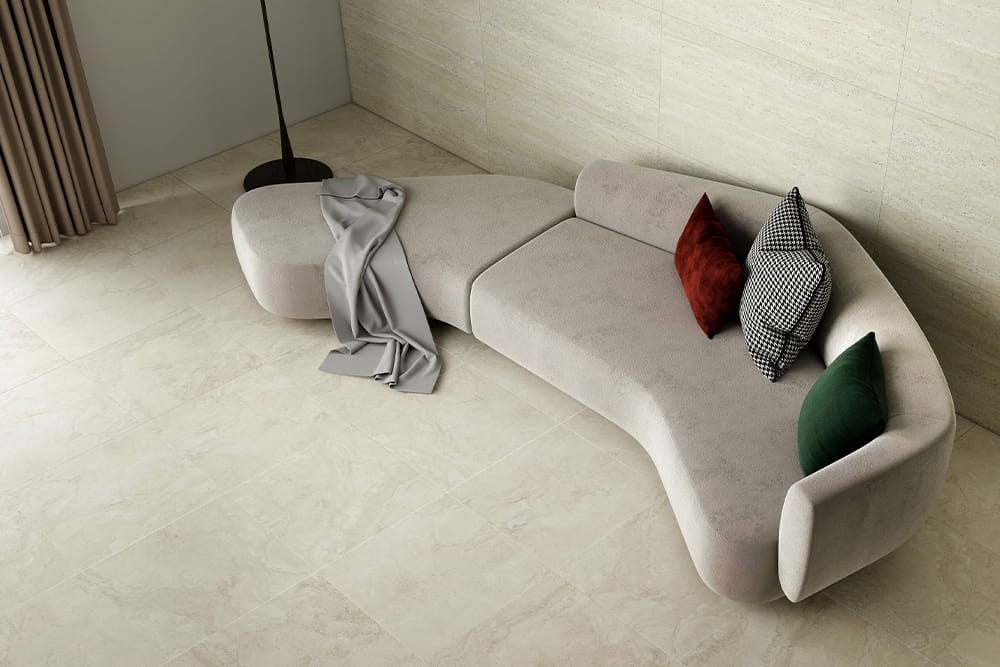 Roma Antica 3D Duomo Crosscut Soft Honed Porcelain Tile 600x600mm
