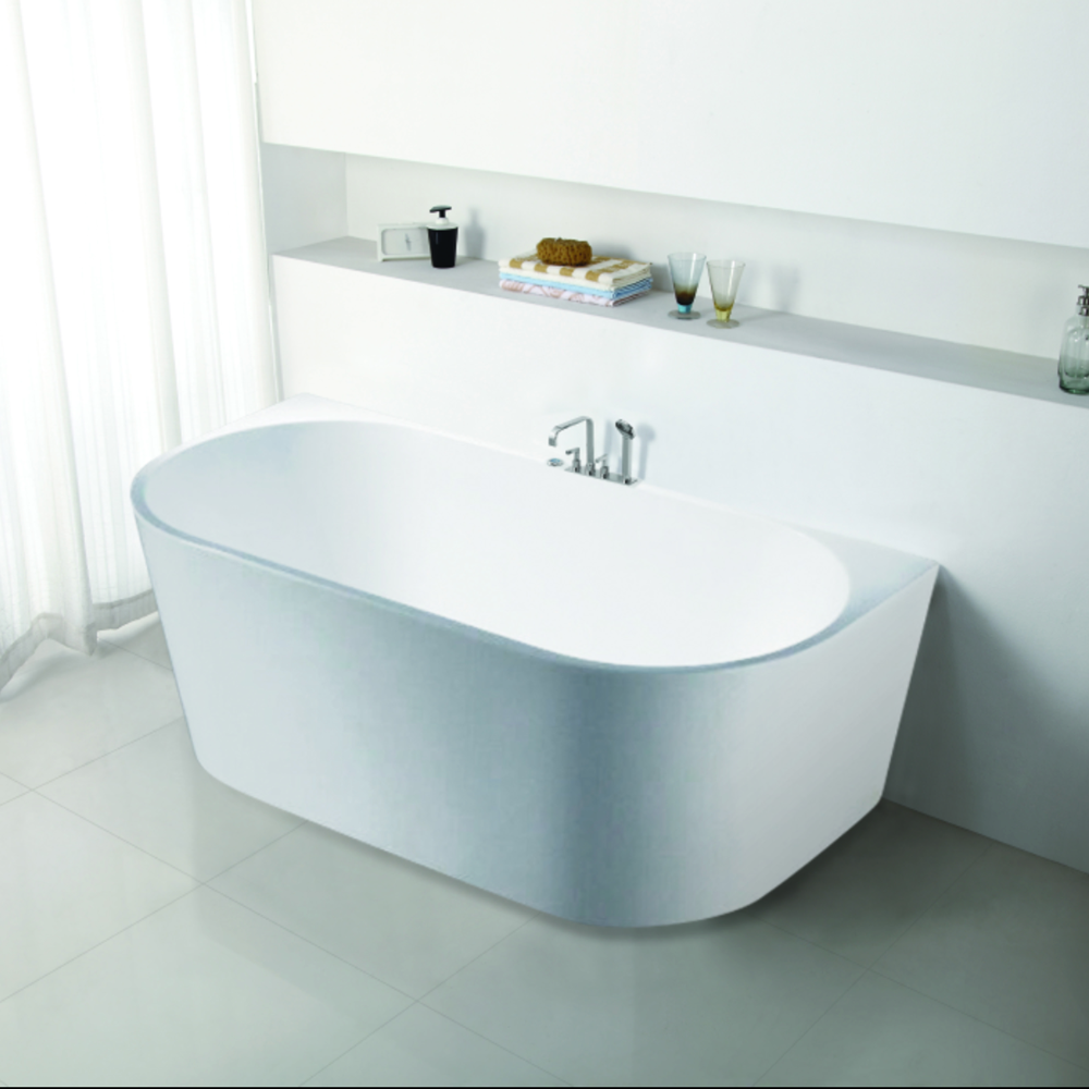 ELBT1500MW Elivia BTW Bathtub Matte White Non Overflow 1500*750*580mm