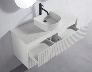 WH86-1200WM Elena Collection Vanity 1200mm - Matt White Single Bowl