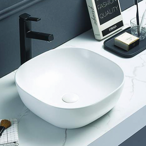 PA37375MW Above Counter Basin 370*370*120mm Matt White