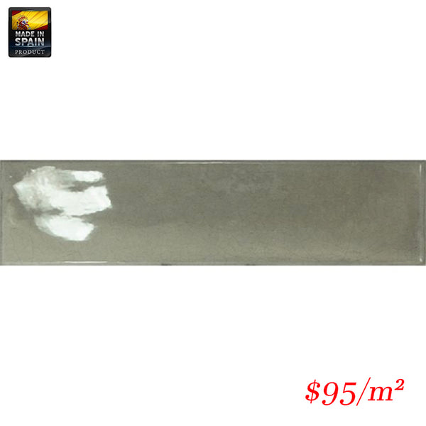 EQU0018 SPLENDOURS SUBWAY GREEN GLOSS 75X300mm Made In Spain