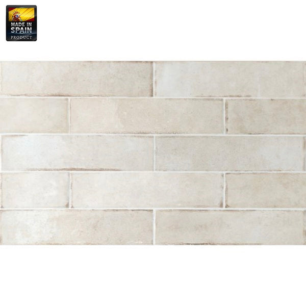 EQU0040 TRIBECA OATMEAL GLOSS SUBWAY 60X246MM