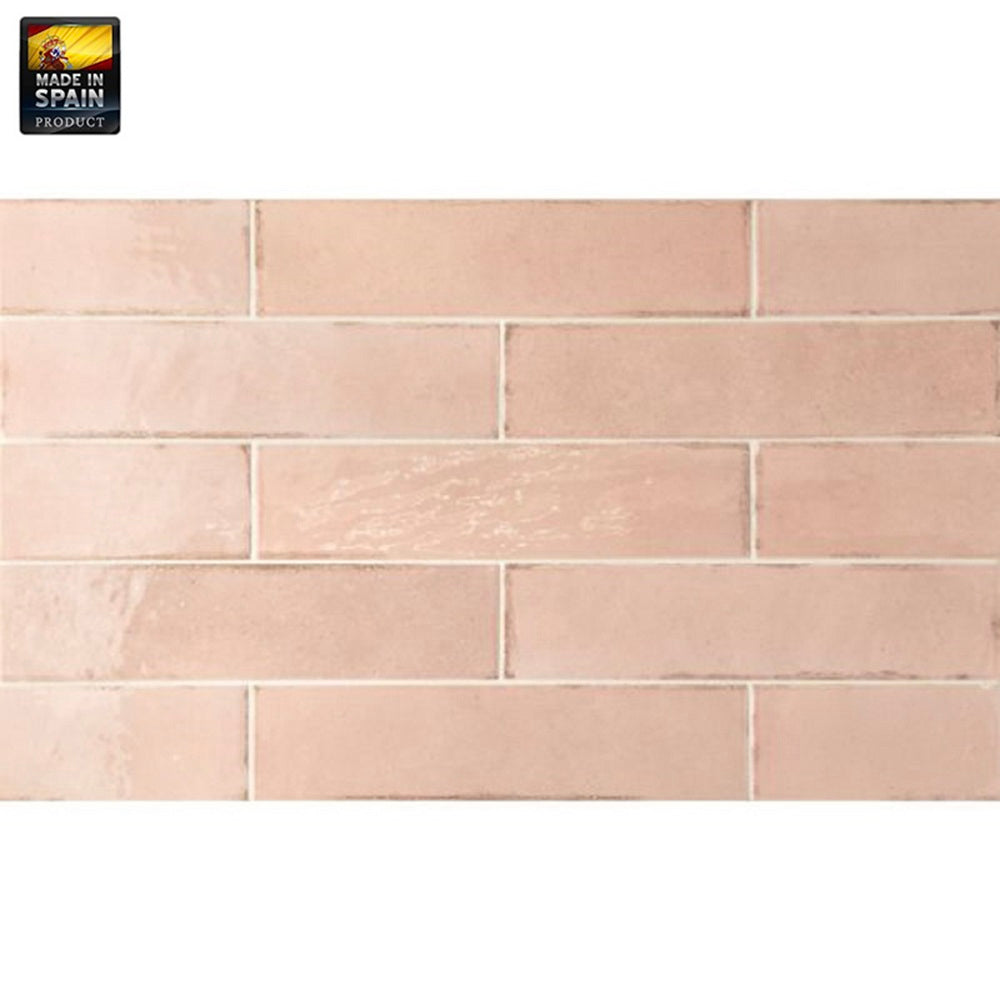 EQU0041 TRIBECA TEA ROSE GLOSS SUBWAY 60X246MM