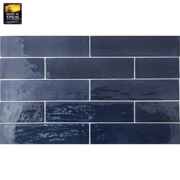 Victiles Tile EQU0045 TRIBECA BLUE NOTE GLOSS SUBWAY 60X246MM