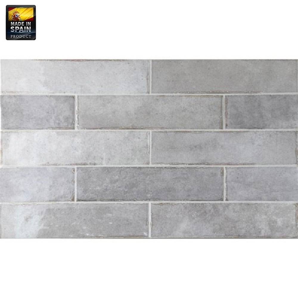 EQU0046 TRIBECA GREY WHISPER GLOSS SUBWAY 60X246MM