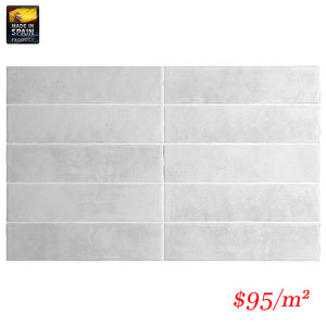 EQU0055 ARGILE ICE MATT SUBWAY 60X246MM Made In Spain