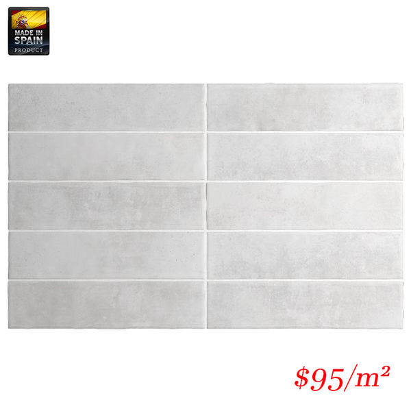 EQU0055 ARGILE ICE MATT SUBWAY 60X246MM Made In Spain
