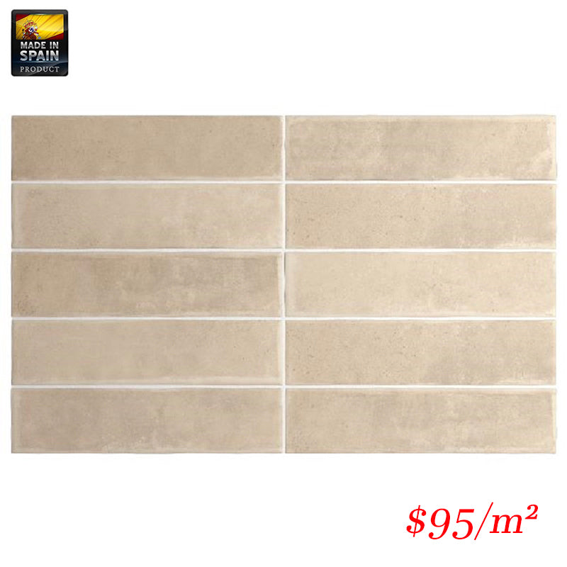 EQU0056 ARGILE SIENA MATT SUBWAY 60X246MM Made In Spain