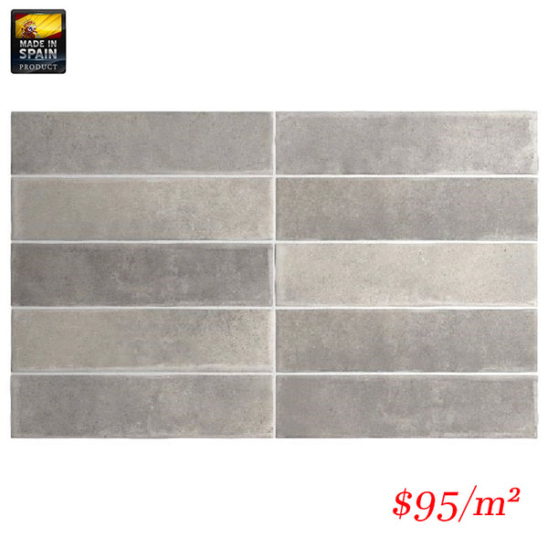 EQU0062 ARGILE CONCRETE MATT SUBWAY 60X246MM Made In Spain