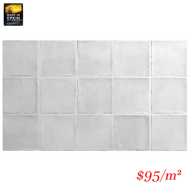 EQU0064 ARGILE ICE MATT SUBWAY 100X100MM Made In Spain