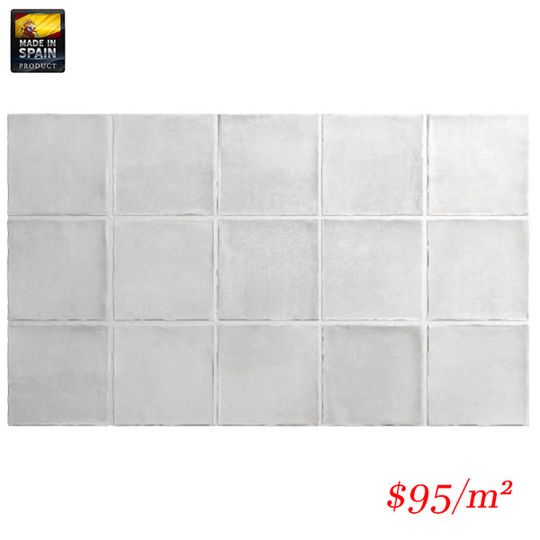 EQU0064 ARGILE ICE MATT SUBWAY 100X100MM Made In Spain