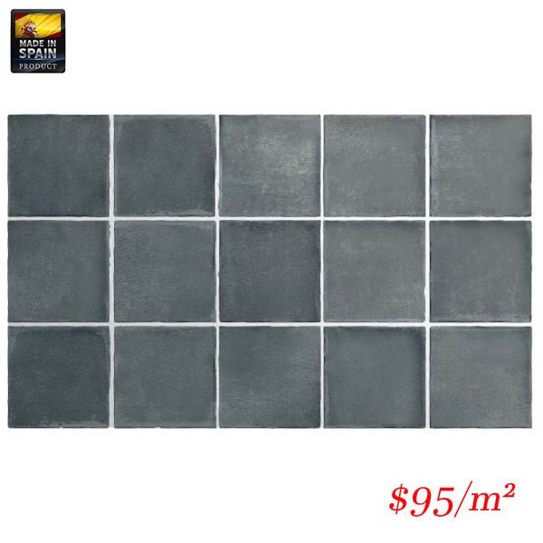 EQU0070 ARGILE GLACIER MATT SUBWAY 100X100MM Made In Spain