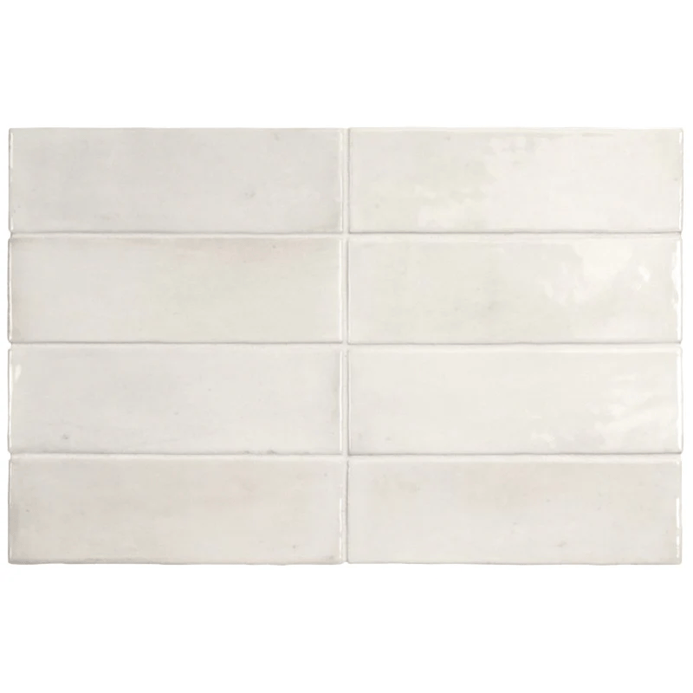 Victiles Tile EQU0073 COCO WHITE GLOSS 50X150MM Made in Spain