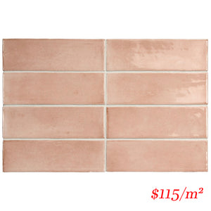 EQU0077 COCO ORCHARD PINK GLOSS 50X150MM Made in Spain