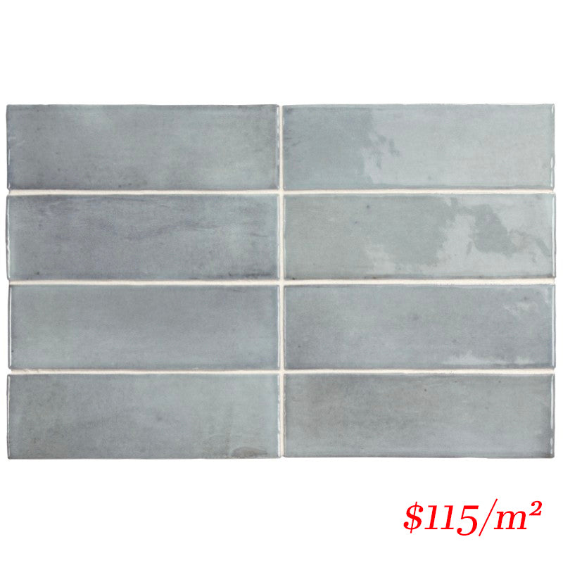 EQU0081 COCO BLUE GRASS GLOSS 50X150MM Made in Spain