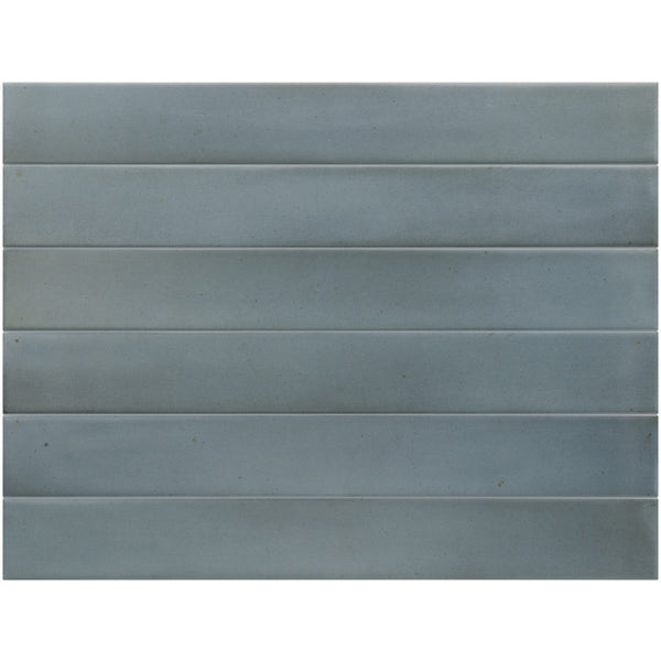 EQU0114 MASSIMO SMOKE BLUE SATIN SUBWAY 50X400MM 31576 Made in Spain
