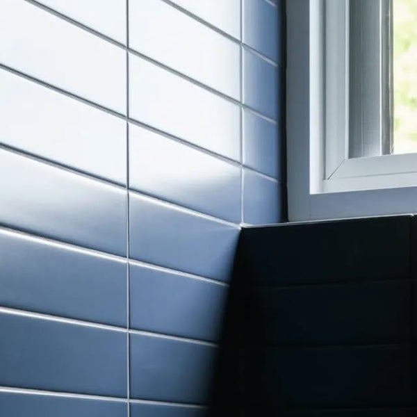 VL Tile Entiva Minimal Dark Blue Matt Subway Tile 65x265mm