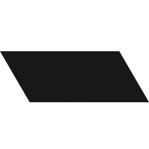 VL Tile Estudio Frame Chevron Base R Anthracite Matt Feature Tile 110x250mm