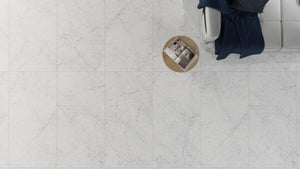 EV Tile Euromarmo Carrara Venatino Honed Glazed Stone Look Tile 600x1200mm