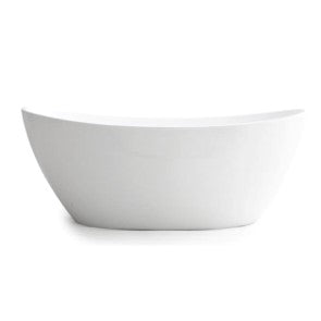 EBT1660MW Free Standing Bathtub Matte White Non Overflow 1660*780*690mm
