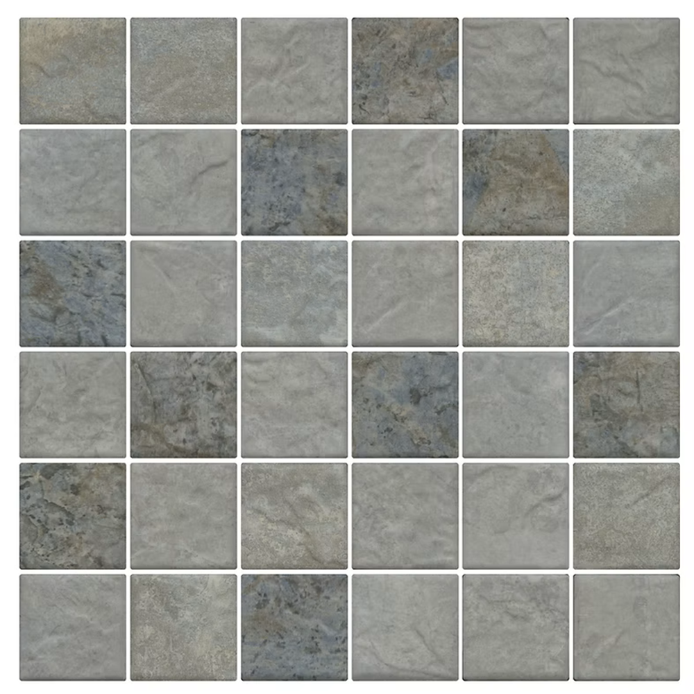 STH056 2SR1 SOUTH PACIFIC FIJI STONE GREY MOSAIC 47X47