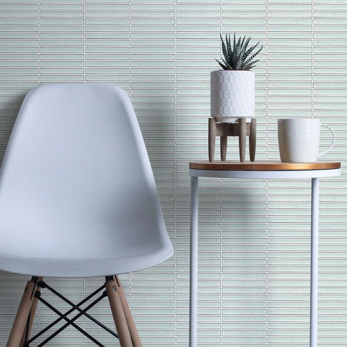 FGR WHT214G FINGER SPECKLE MOSAIC WHITE GLOSS 300X300MM