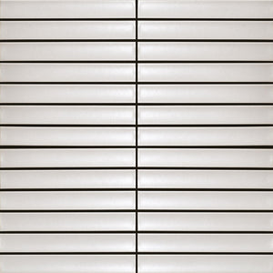 FINGER MOSAIC PLAIN LIGHT GREY CONCAVE 20X145 MATT