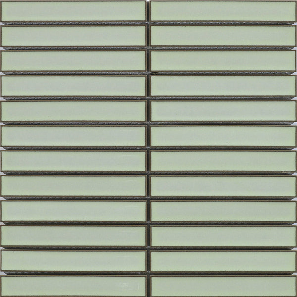 FGR GRN214G FINGER SPECKLE MOSAIC GREEN GLOSS 300X300MM