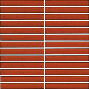 FINGER SPECKLE MOSAIC TERRACOTTA 20X145 GLOSS