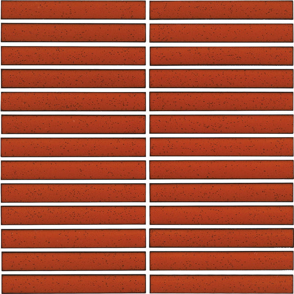 FINGER SPECKLE MOSAIC TERRACOTTA 20X145 GLOSS