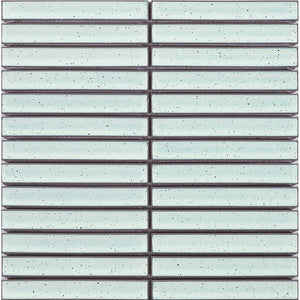 FGR WHT214G FINGER SPECKLE MOSAIC WHITE GLOSS 300X300MM